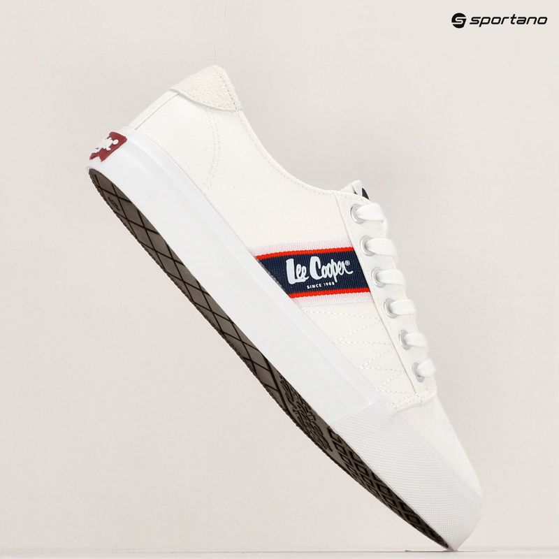 Lee Cooper pantofi pentru bărbați LCW-24-02-2143 alb