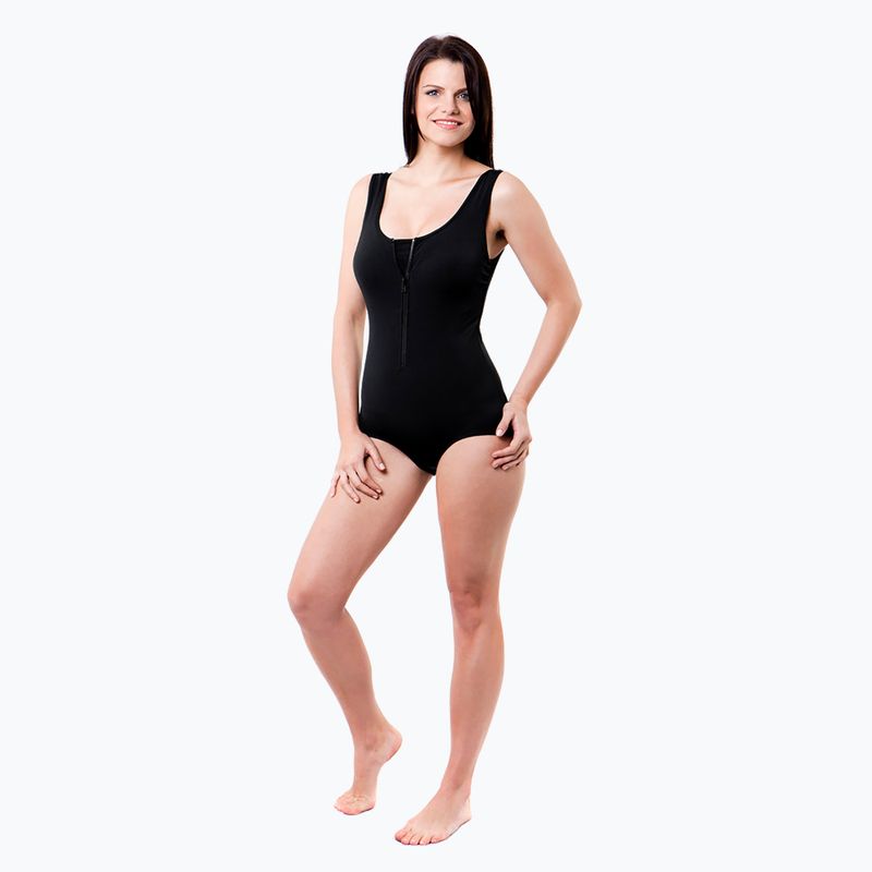 Costum de înot dintr-o piesă pentru femei Funkita Zip Front One Piece still black 4