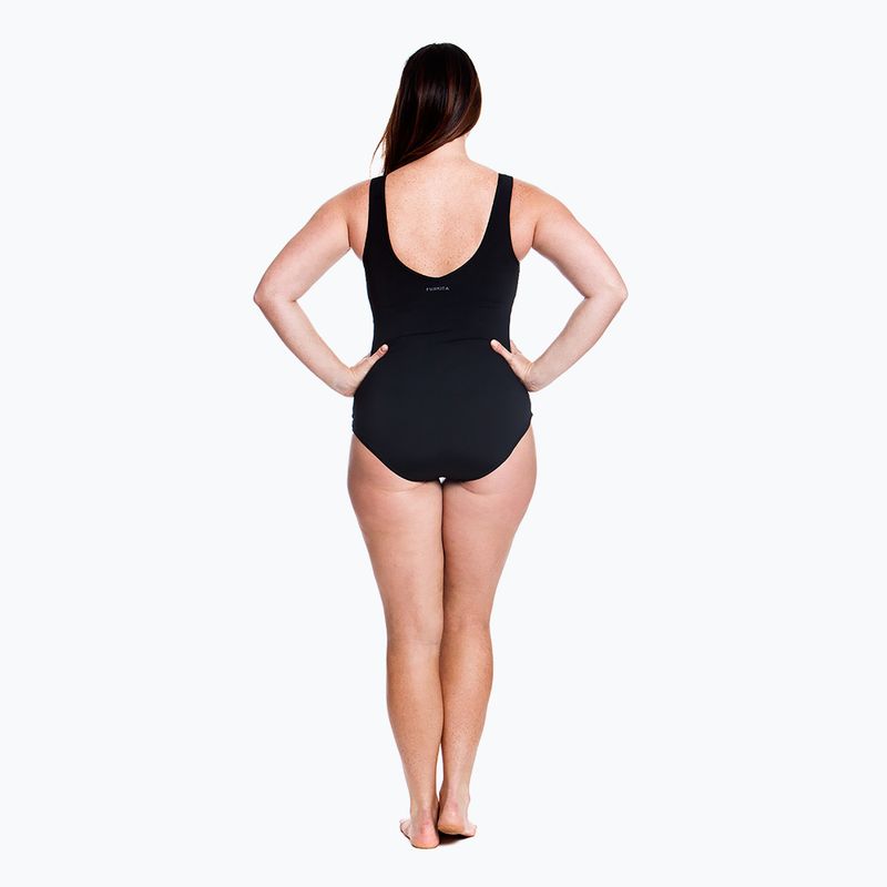 Costum de înot dintr-o piesă pentru femei Funkita Zip Front One Piece still black 5