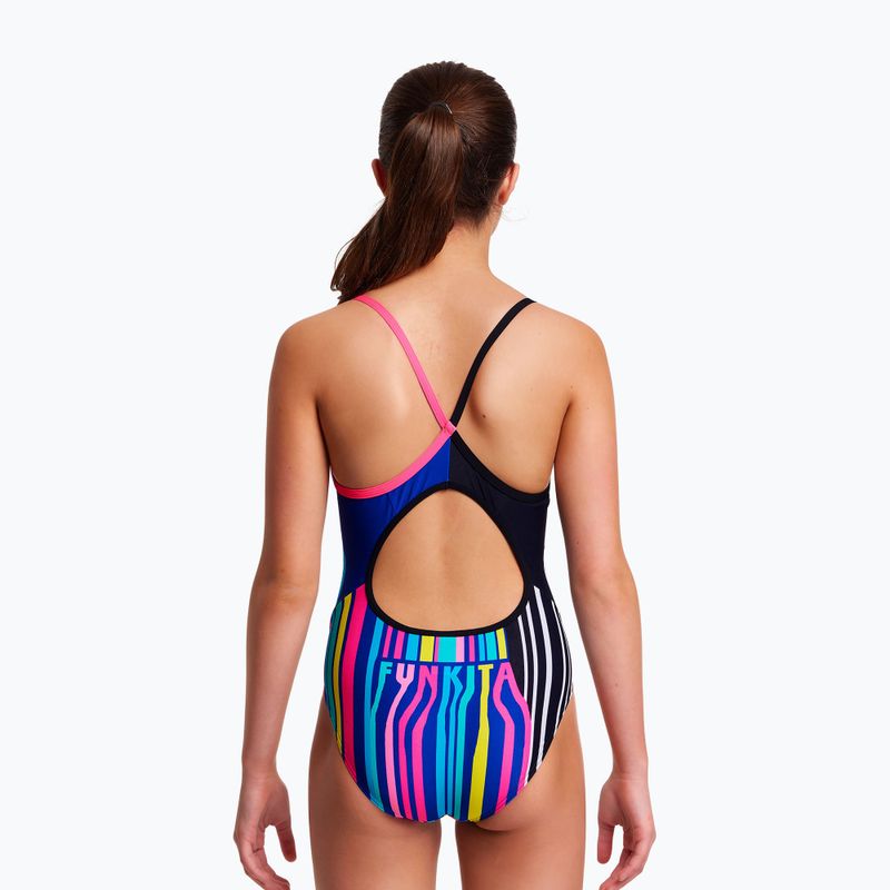 Costum de înot dintr-o bucată pentru copii Funkita Diamond Back One Piece Zorse Code FS11G00885 5