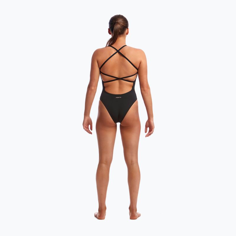 Funkita Strapped In One Piece costum de baie bronzat pentru femei bronzat dintr-o bucată