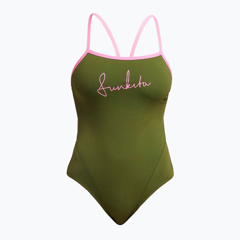 Funkita pentru femei Funkita Single Strap One Piece Swimsuit glamo camo