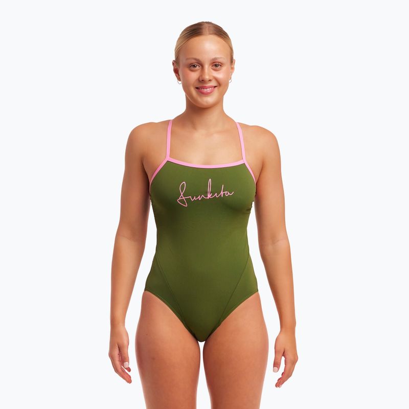 Funkita pentru femei Funkita Single Strap One Piece Swimsuit glamo camo 2