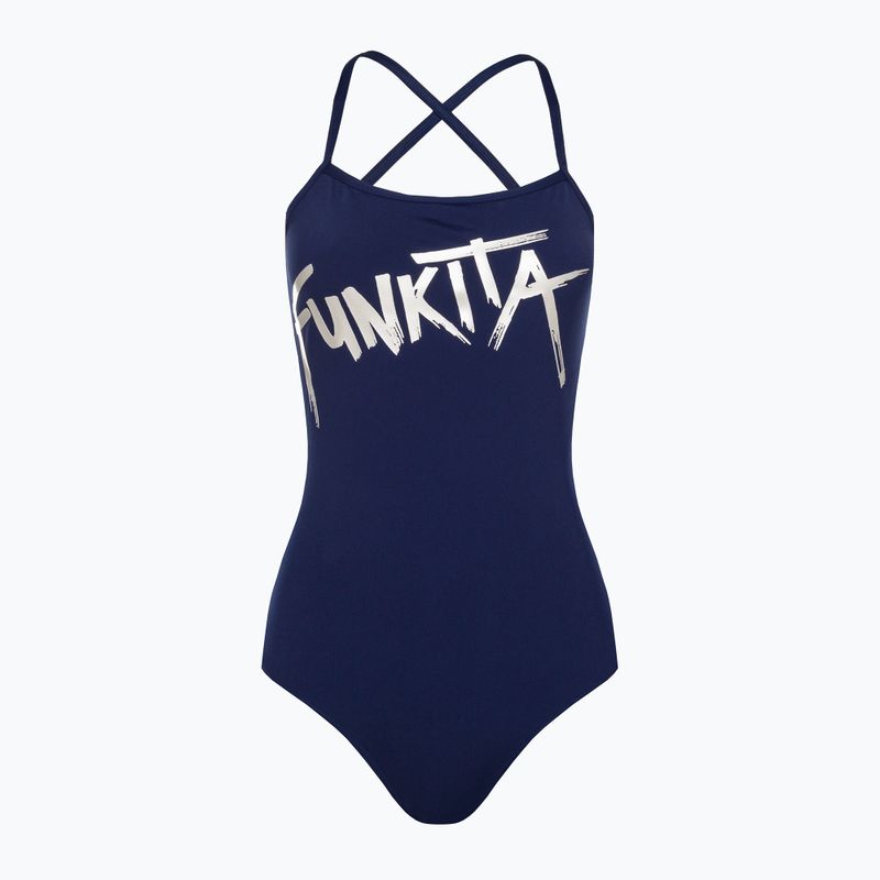 Funkita Strapped In One Piece Costum de baie pentru femei Albastru FS38L0259408 6