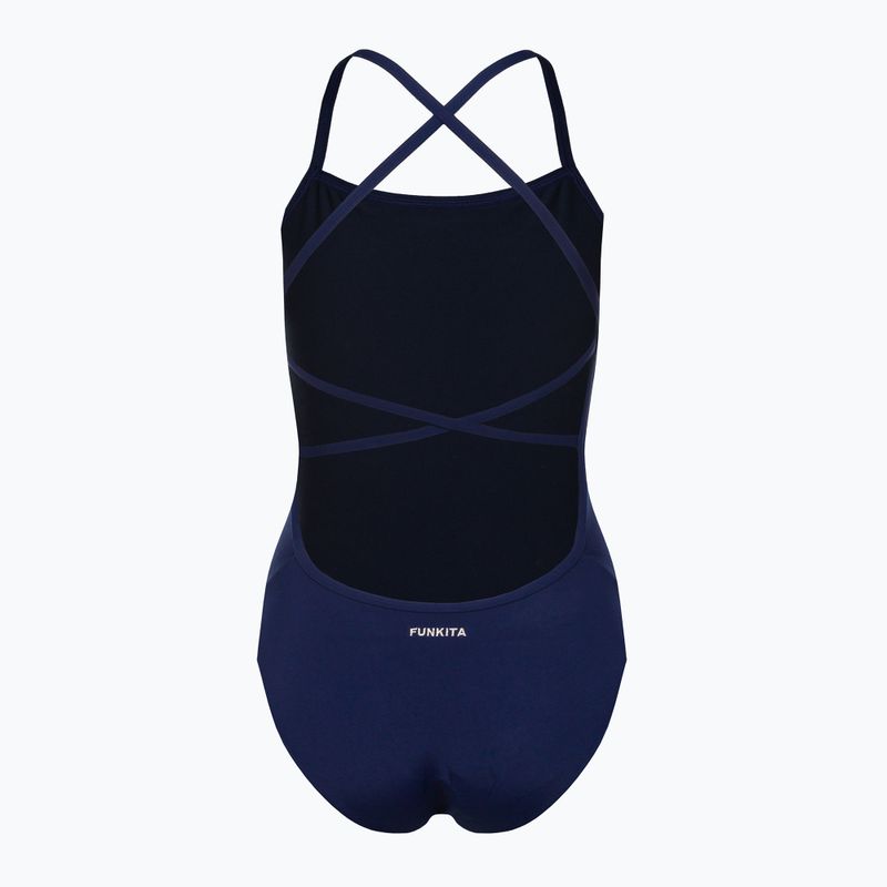 Funkita Strapped In One Piece Costum de baie pentru femei Albastru FS38L0259408 7