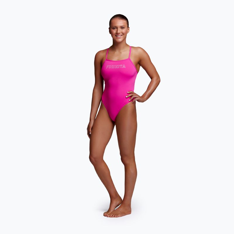Costum de înot dintr-o piesă pentru femei Funkita Tie Me Tight One Piece candy