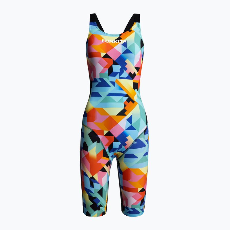 Costum de baie triatlon pentru femei Funkita Apex Blast Free Back culoare burst FSP519L0220