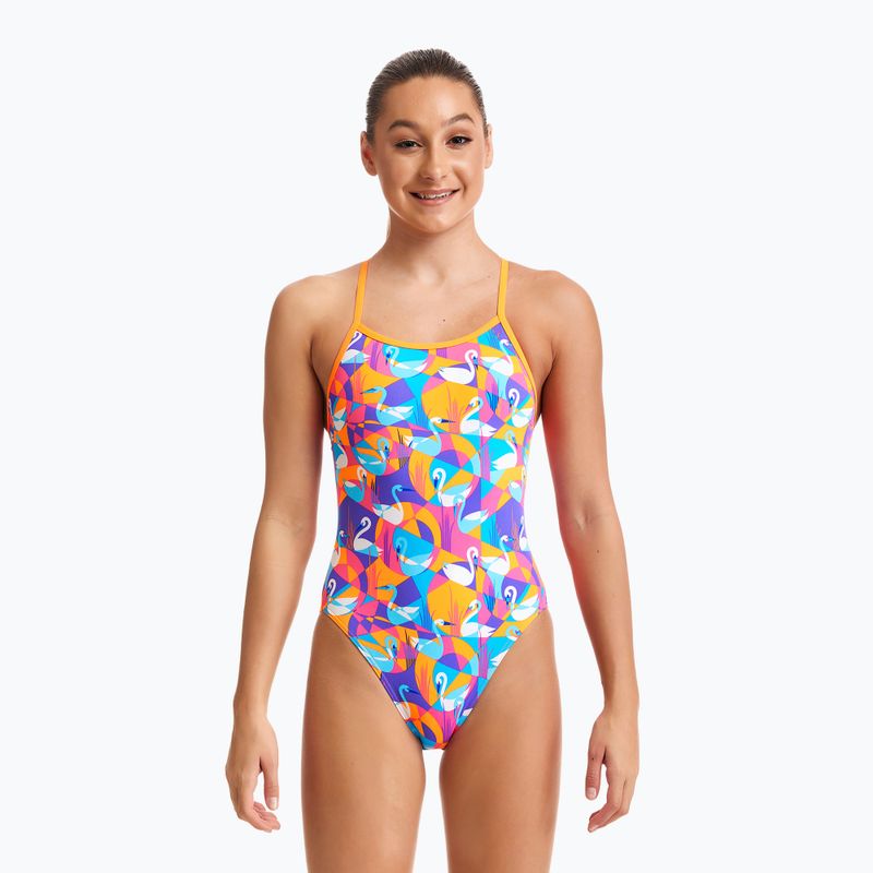 Costum de baie pentru copii Funkita Eco Single Strap galben-roz FKS030G7132608 5