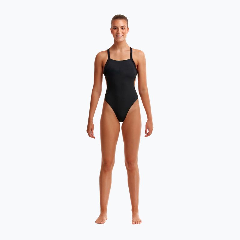 Funkita Brace Free Costum de baie o bucată pentru femei Still Black 2