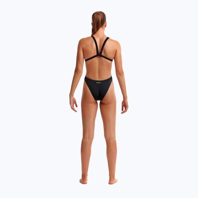 Funkita Brace Free Costum de baie o bucată pentru femei Still Black 3