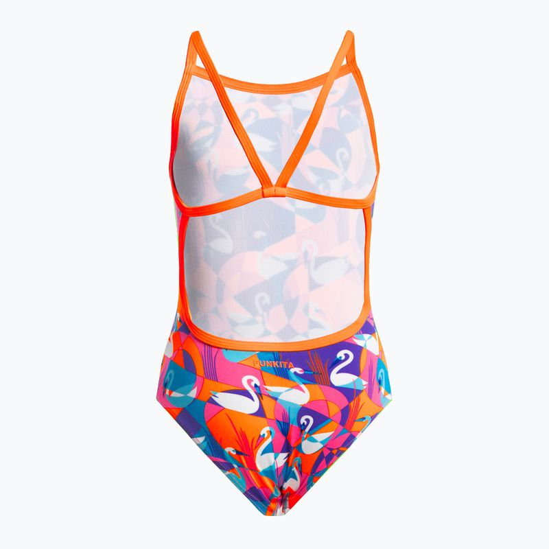 Costum de baie pentru copii Funkita Eco Single Strap galben-roz FKS030G7132608 2