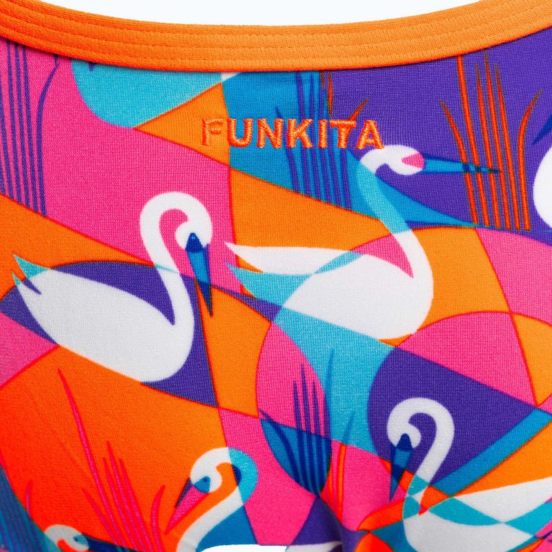 Costum de baie pentru copii Funkita Eco Single Strap galben-roz FKS030G7132608 3