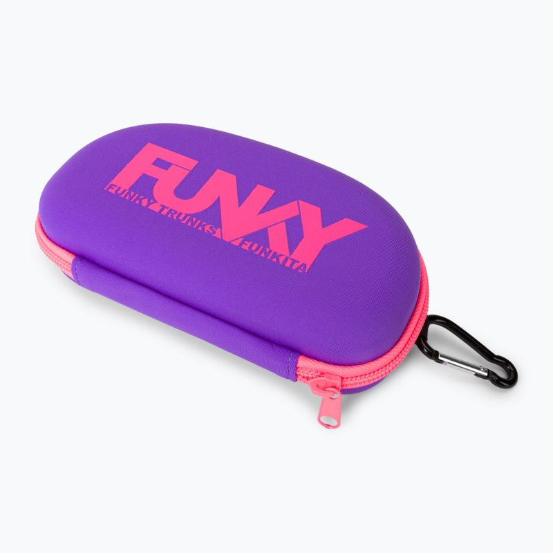 FUNKY TRUNKS Case Closed Goggle caz de înot caz de ochelari de înot violet FYG019N0220100