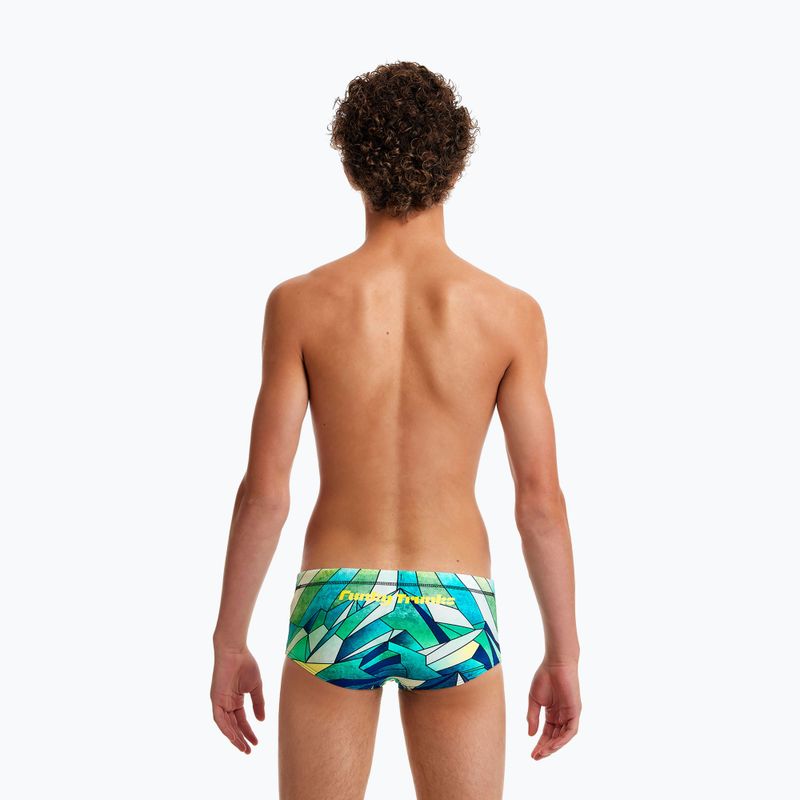 FUNKY TRUNKS Costum de baie pentru copii Sidewinder verde-albastru FTS010B7131024 6