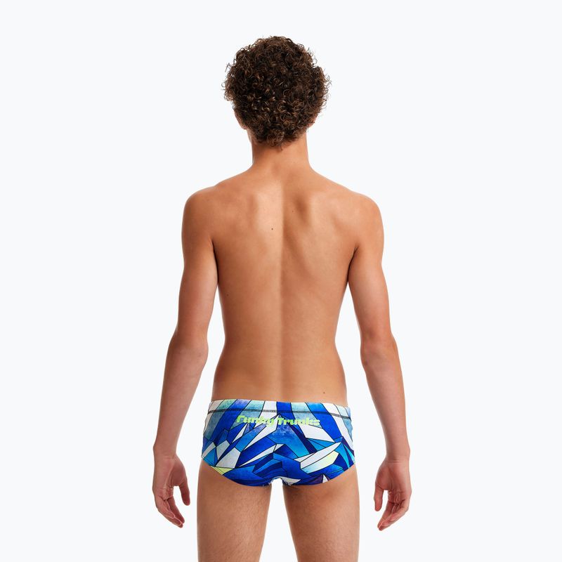 FUNKY TRUNKS Slip de înot pentru copii Sidewinder albastru marin FTS010B7131224 6