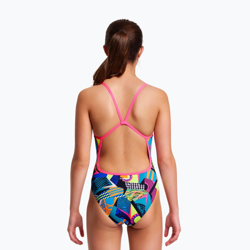 Costum de baie pentru copii Funkita Eco Single Strap albastru marin FS16G0076010 6
