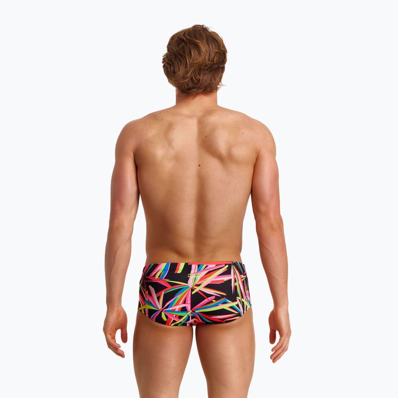 Costume de baie pentru bărbați FUNKY TRUNKS Pantaloni scurți de înot FUNKY TRUNKS Classic Trunks negru și culoare FT30M71387 5