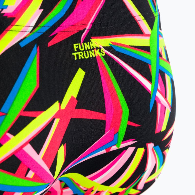 Costume de baie pentru bărbați FUNKY TRUNKS Pantaloni scurți de înot FUNKY TRUNKS Classic Trunks negru și culoare FT30M71387 3