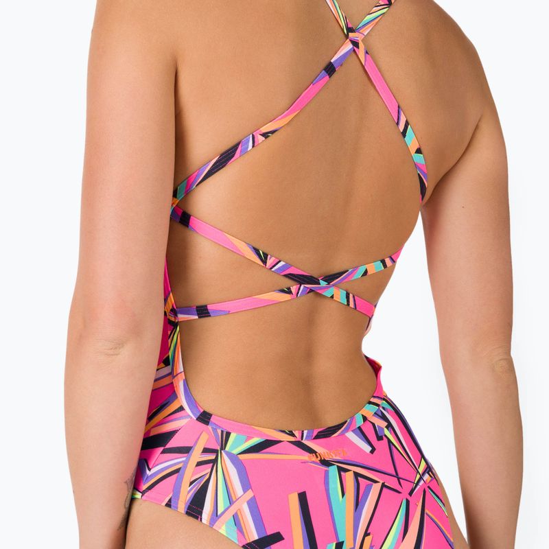 Funkita costum de baie pentru femei costum de baie dintr-o singură bucată cu bretele în roz FS38L7138808 7