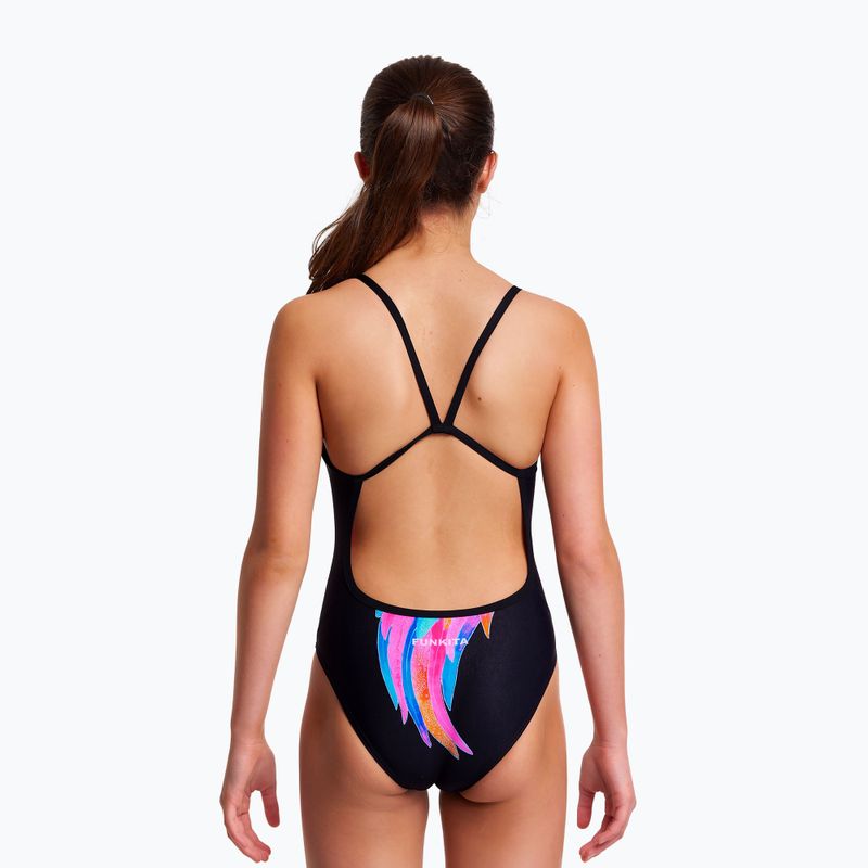 Costum de baie pentru copii Funkita Eco Single Strap negru FS16G714040508 6
