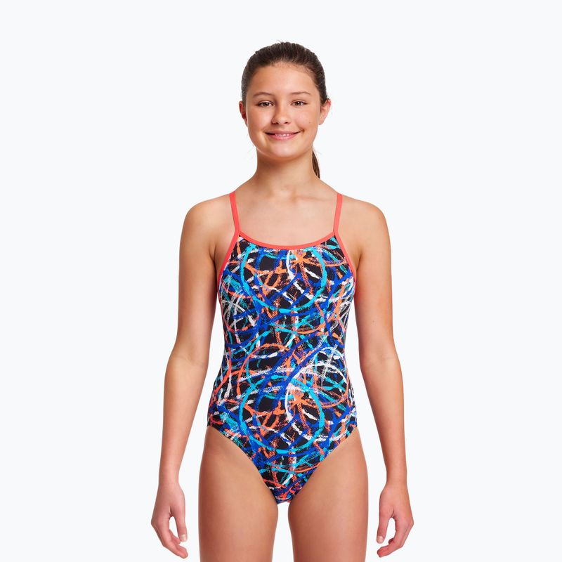 Costum de înot dintr-o bucată pentru copii Funkita Diamond Back One Piece Spin Doctor FS11G71432 4