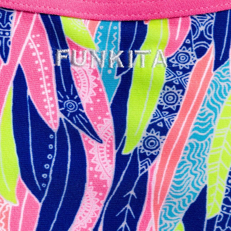 Costum de înot dintr-o bucată pentru copii Funkita Diamond Back One Piece Wing Tips FKS033G71444 3