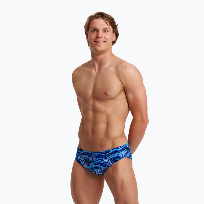 Costume de baie pentru bărbați FUNKY TRUNKS Classic Briefs albastru FTS006M714270S 6