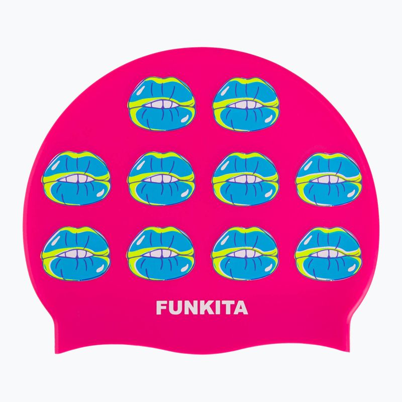 Funkita Șapcă de înot din silicon roz FS997140900