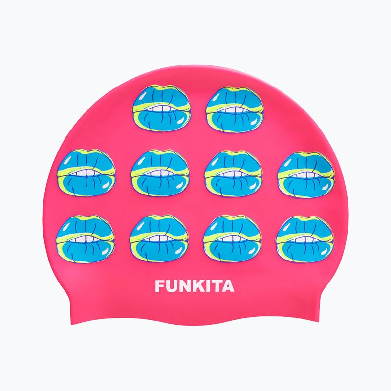 Funkita Șapcă de înot din silicon roz FS997140900 2