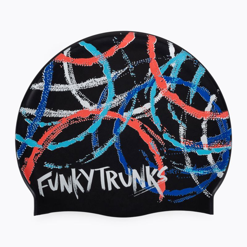 FUNKY TRUNKS Șapcă de înot din silicon negru FT997143200