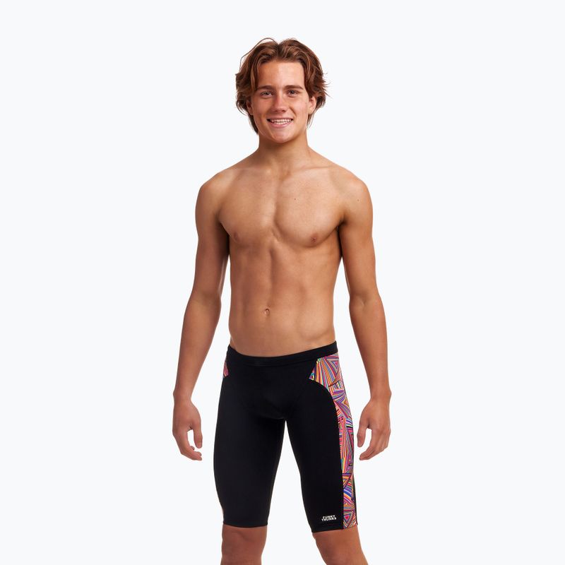 Costume de baie pentru copii Funky Trunks Training Jammers negru FT37B7154328 7