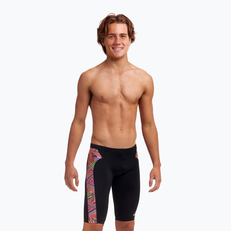 Costume de baie pentru copii Funky Trunks Training Jammers negru FT37B7154328 8