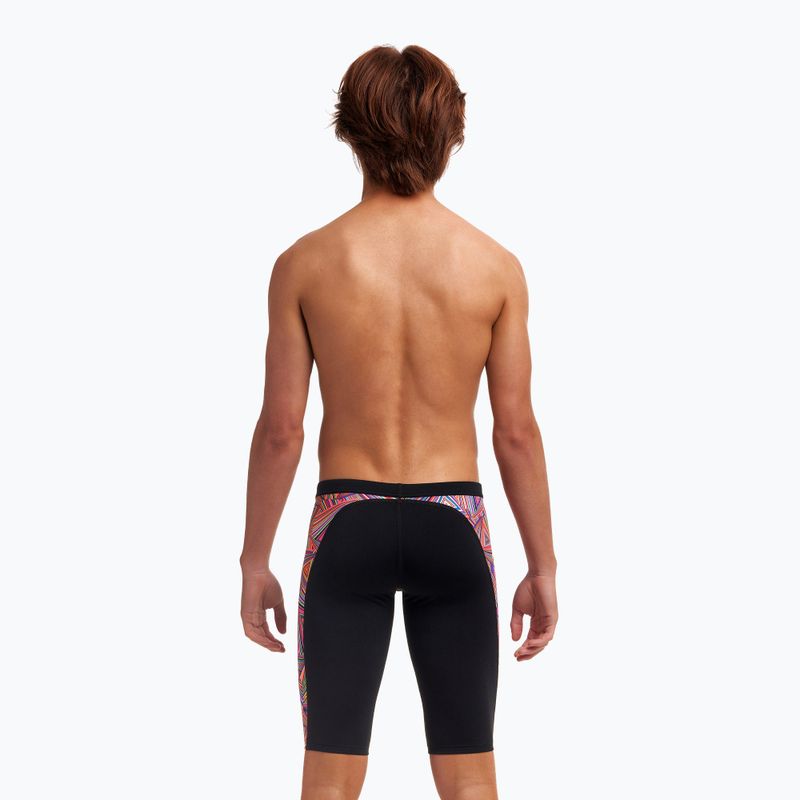 Costume de baie pentru copii Funky Trunks Training Jammers negru FT37B7154328 9