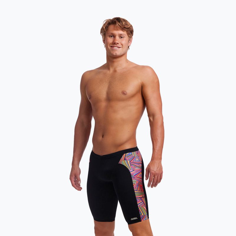 Bărbați Funky Trunks Training Swim Jammers negru FT37M7154338 5