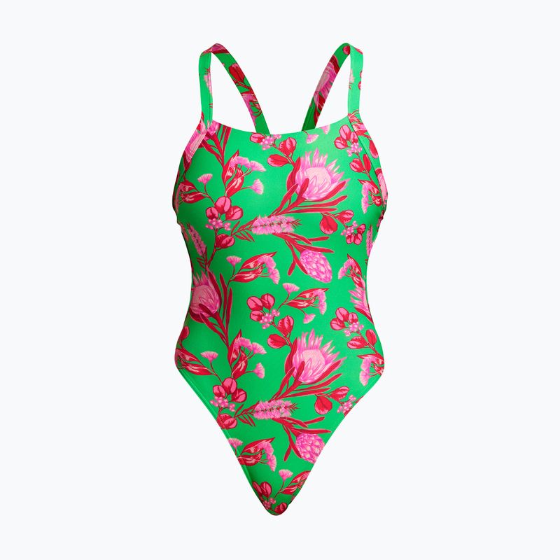 Funkita Brace Free One Piece Costum de baie pentru femei Verde FKS020L7154912