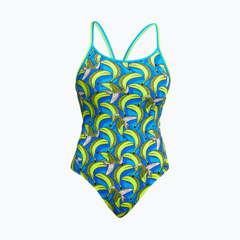 Funkita Diamond Back One Piece Costum de baie pentru femei Albastru FS11L7154116116