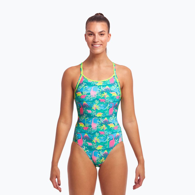 Funkita Diamond Back One Piece Costum de baie pentru femei Verde FS11L7153408 2