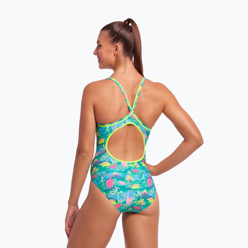 Funkita Diamond Back One Piece Costum de baie pentru femei Verde FS11L7153408 5