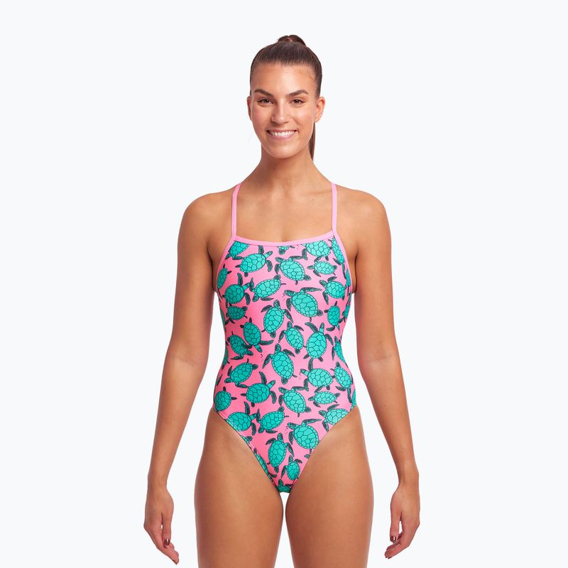 Funkita costum de baie pentru femei costum de baie dintr-o singură bucată Strapped In One Piece roz FS38L7156516 2
