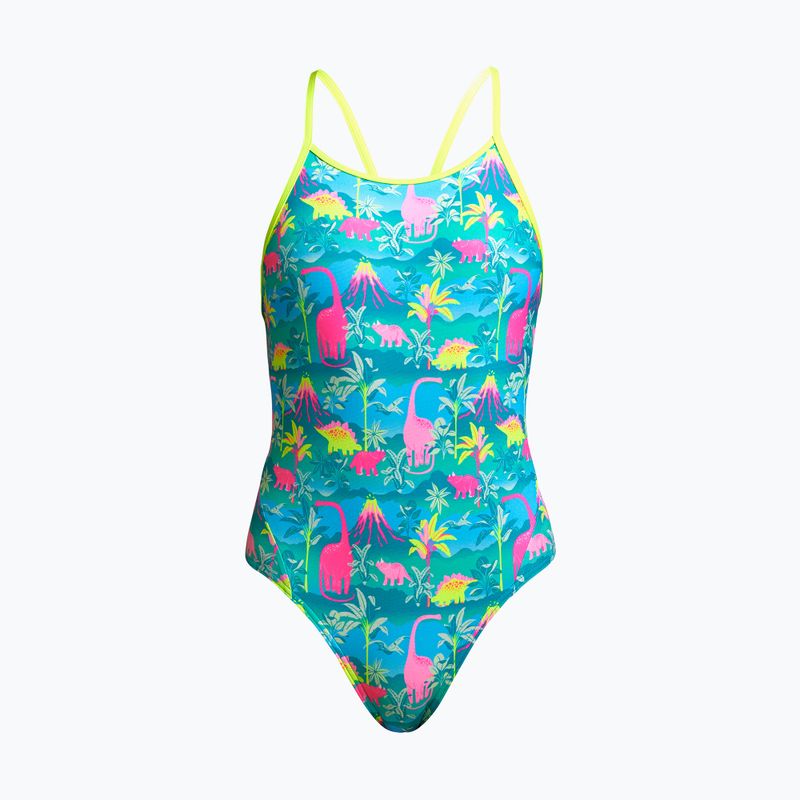 Funkita Diamond Back Costum de baie o piesă pentru copii Verde FS11G7153414