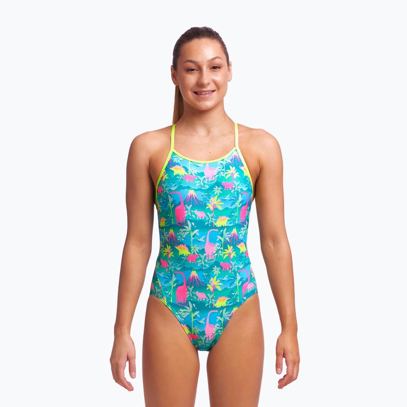 Funkita Diamond Back Costum de baie o piesă pentru copii Verde FS11G7153414 2