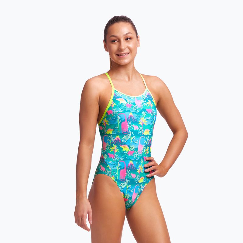 Funkita Diamond Back Costum de baie o piesă pentru copii Verde FS11G7153414 3