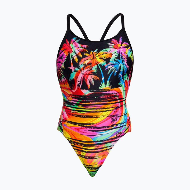 Costum de baie o singură piesă pentru femei Funkita Diamond Back One Piece sunset city 4