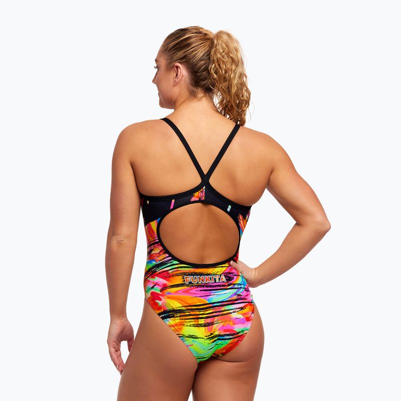 Costum de baie o singură piesă pentru femei Funkita Diamond Back One Piece sunset city 8