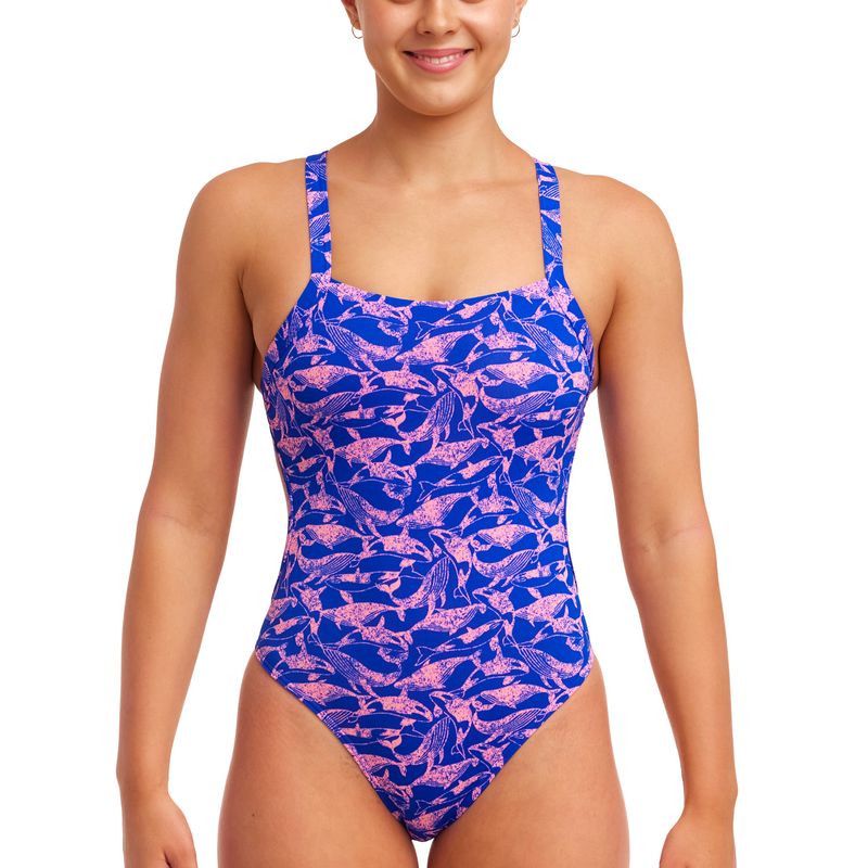 Costum de baie pentru femei Funkita Brace Free One Piece minky pinky 6