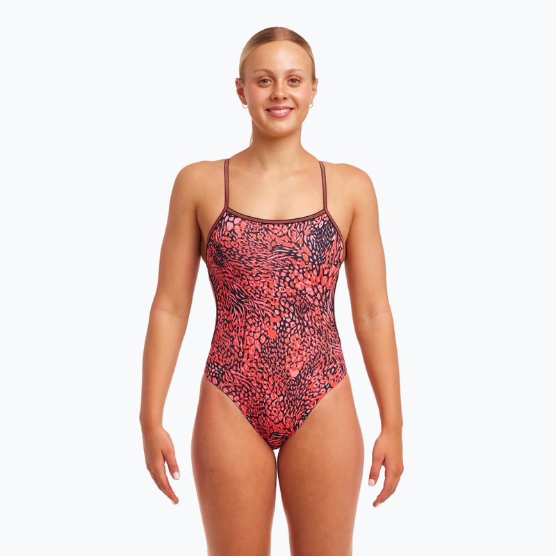 Funkita Twisted One Piece costum de baie pentru femei loturi de pete 5