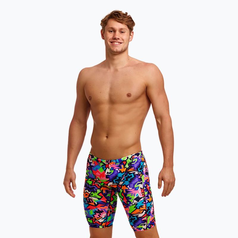 Bărbați de înot jammer Funky Trunks de bărbați Trunchiuri de antrenament margini ascuțite 4