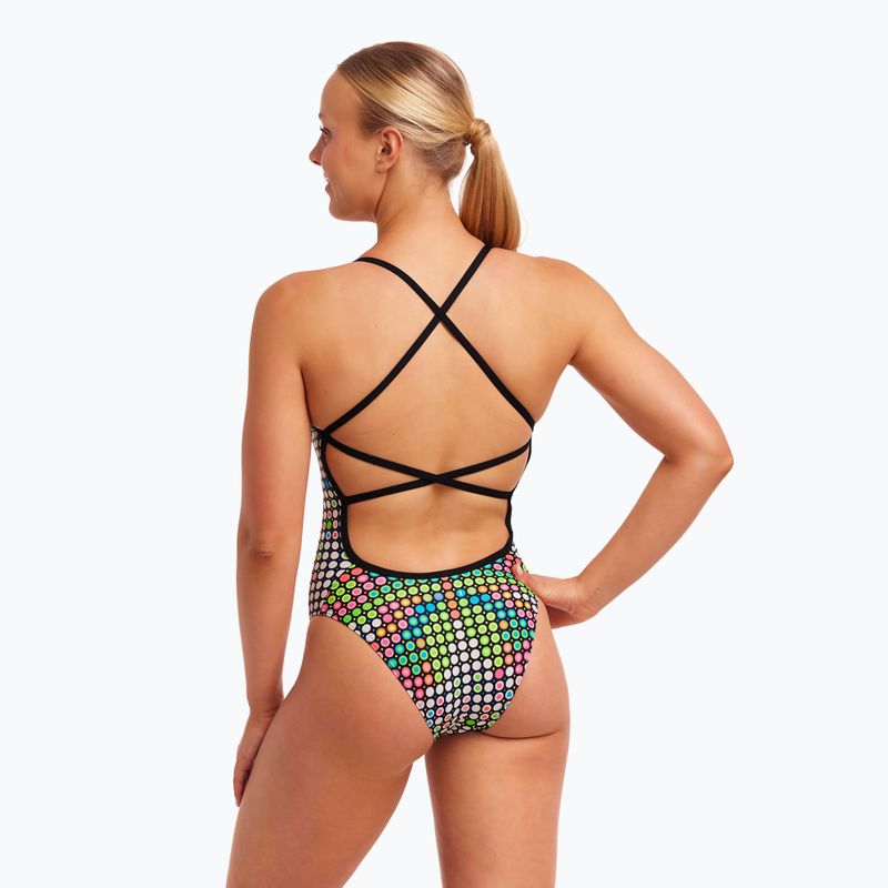 Funkita costum de baie o singură bucată pentru femei Strapped In One Piece zăpadă flyer 3