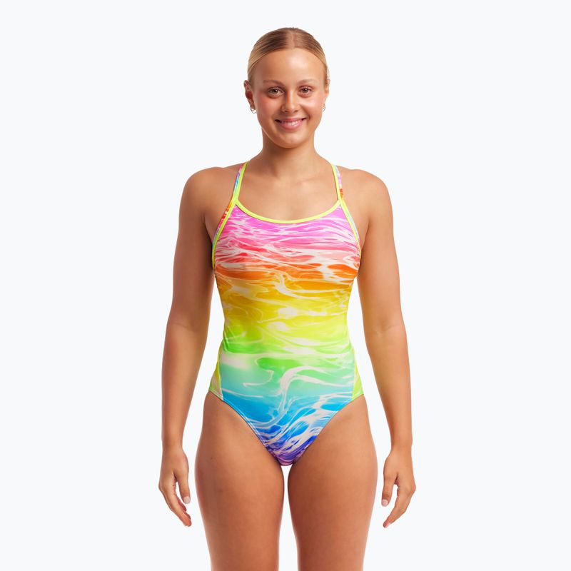 Costum de baie o singură piesă pentru femei Funkita Diamond Back One Piece lac acid 5
