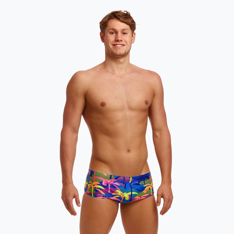 Bărbați boxeri de înot Funky Trunks Sidewinder Trunks palmier mult 7